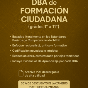 Derechos Básicos de Aprendizajes de Educación Ciudadana (1° a 11°)